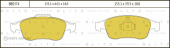 Колодки тормозные RENAULT Duster/Fluence/Megane III BLITZ передние дисковые