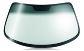 Стекло лобовое RENAULT LOGAN/SANDERO 12- KMK GLASS зеленое+синяя полоса+VIN 1405x962